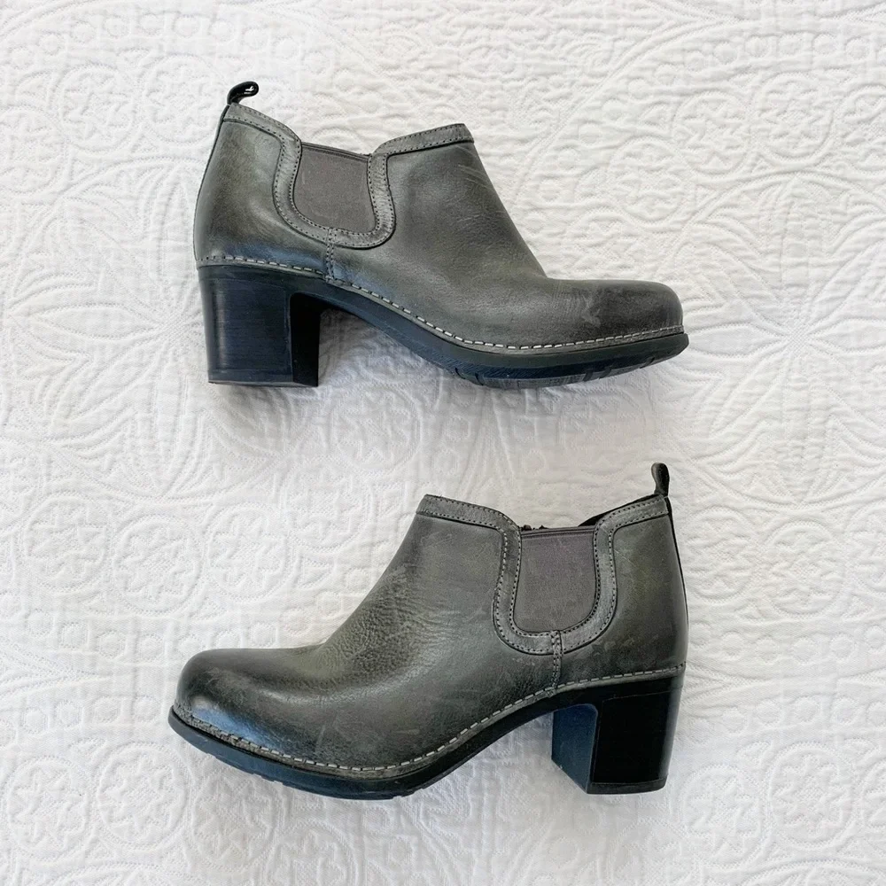 Dansko Harlene Bootie, Distressed Charcoal (Sz 38, US‎ 7.5-8)
